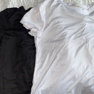black and white short sleeve 🖤 🤍